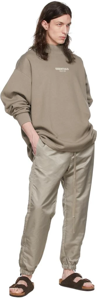 Fear of God ESSENTIALS Taupe Nylon Track Pants 4