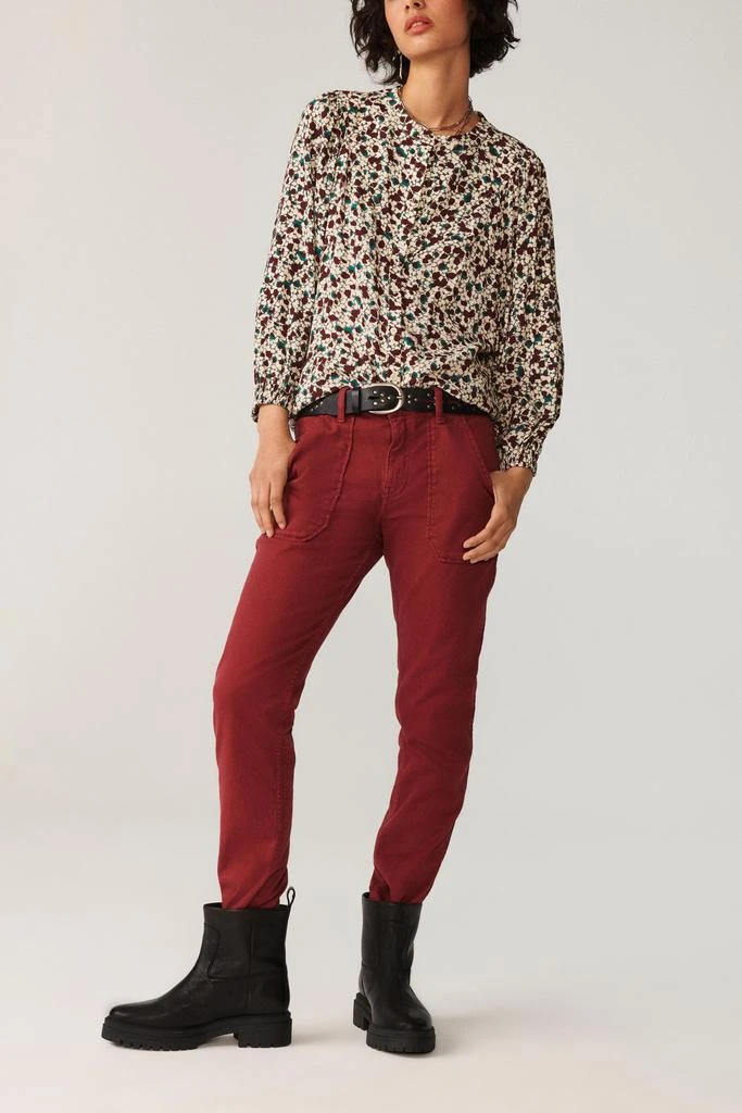 预计3周后发货 ba&sh Pantalon Csally - Cerise - Femme 8