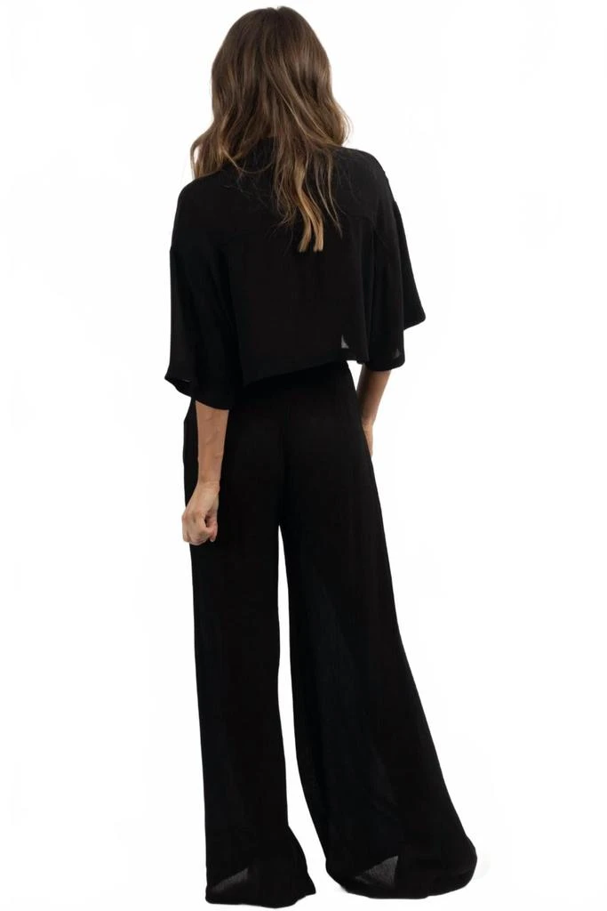 Minco Float On Collar Pant Set In Black 3