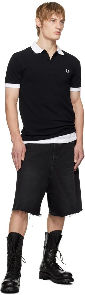 mastermind JAPAN Black Fred Perry Edition Contrast Polo 4