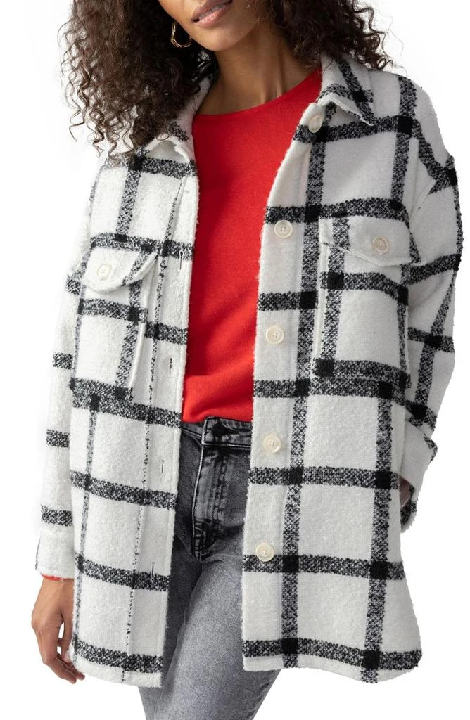 Sanctuary Longline Plaid Shacket 1