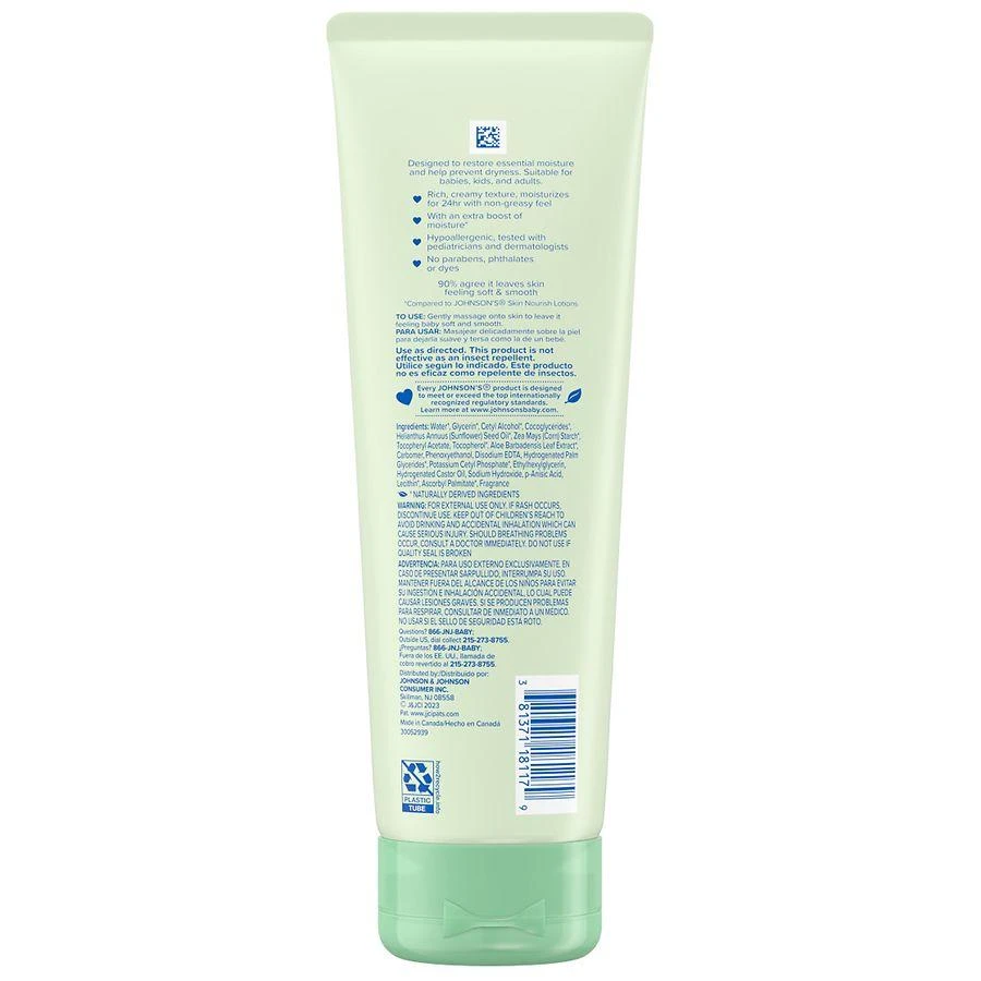 Johnson's Baby Skin Nourish Creamy Oil Aloe 4