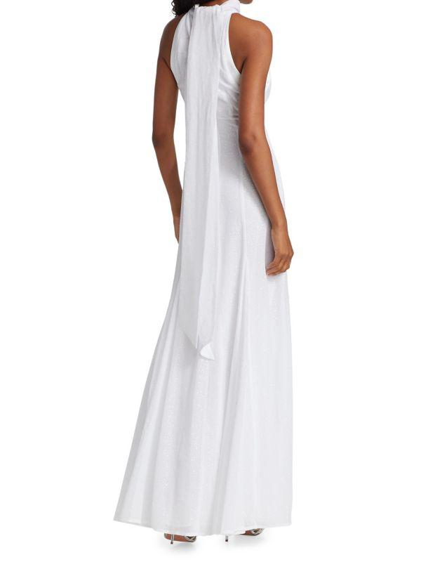 Galvan Fortaleza Halterneck Gown