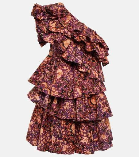 Ulla Johnson Naomi printed cotton poplin minidress 1