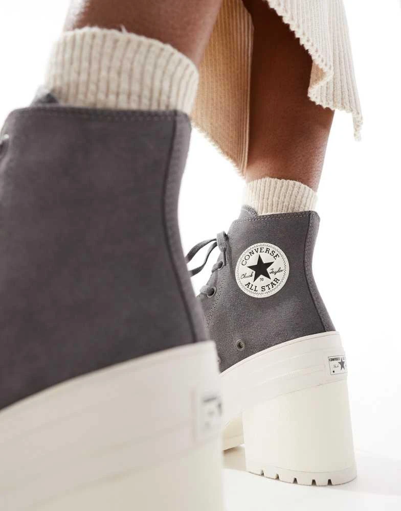 Converse Converse Chuck 70 De Luxe Hi Heel in grey 5