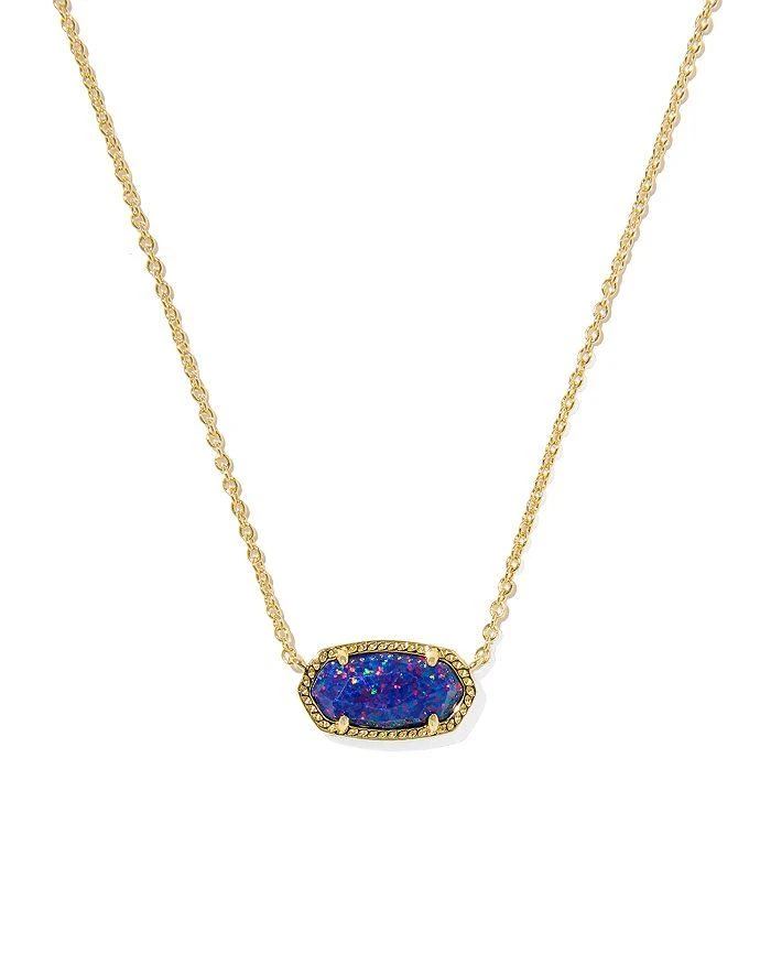 Kendra Scott Elisa Kyrocera Opal Stone Pendant Necklace, 15-17"