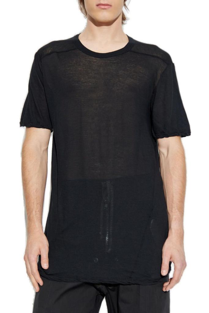 Shop Rick Owens Short Sleeve Crewneck T-Shirt on Sale at