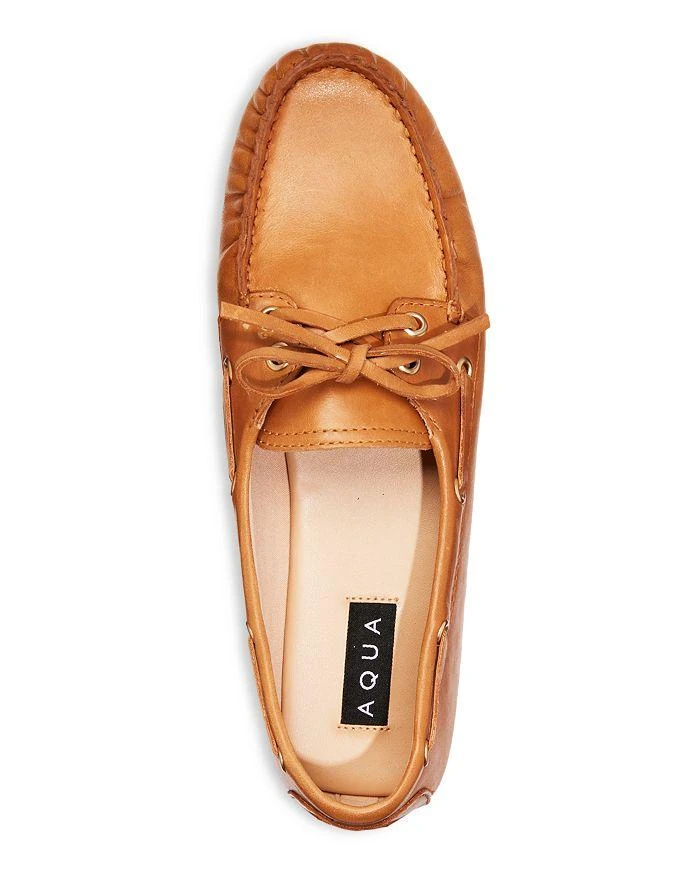 AQUA Women's Captn Boat Shoe - Exclusive 4