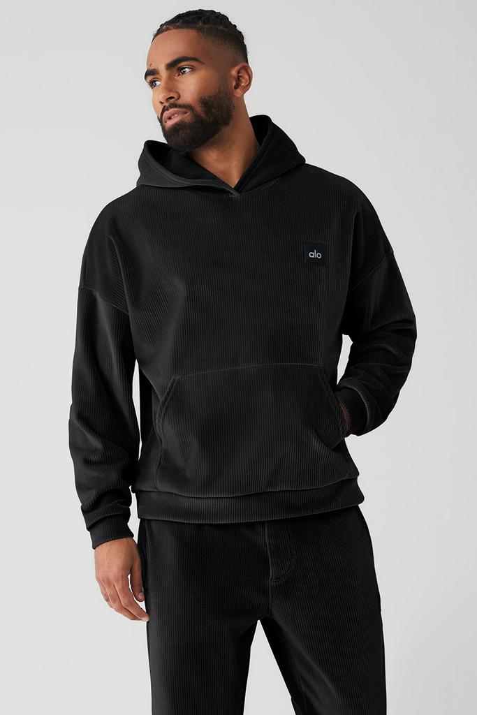 Alo Yoga Velour Baller Hoodie - Black