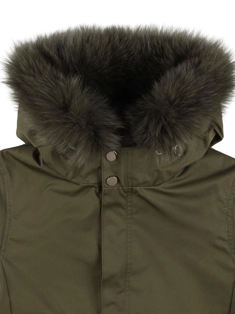Yves Salomon Hooded Cotton Blend Parka 2
