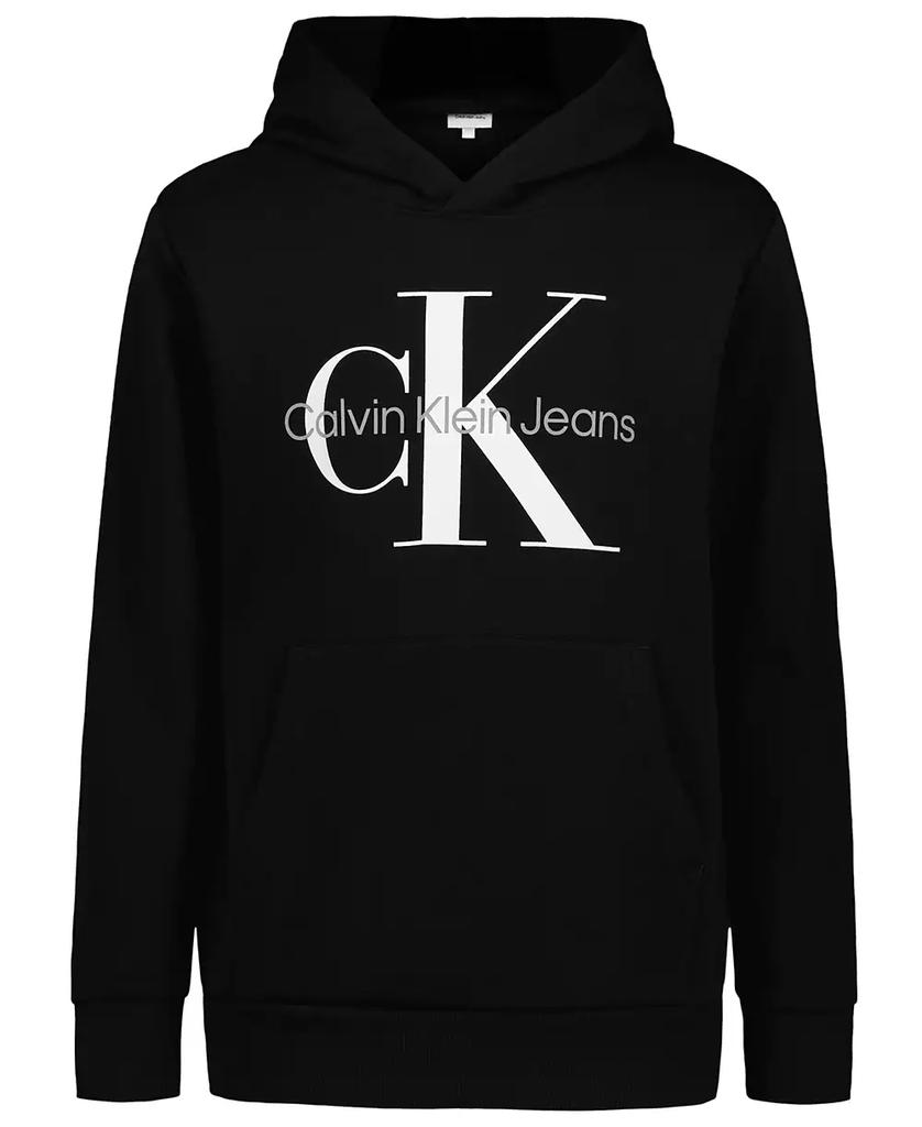 Calvin Klein Big Boys Old School Logo Pull On Hoodie