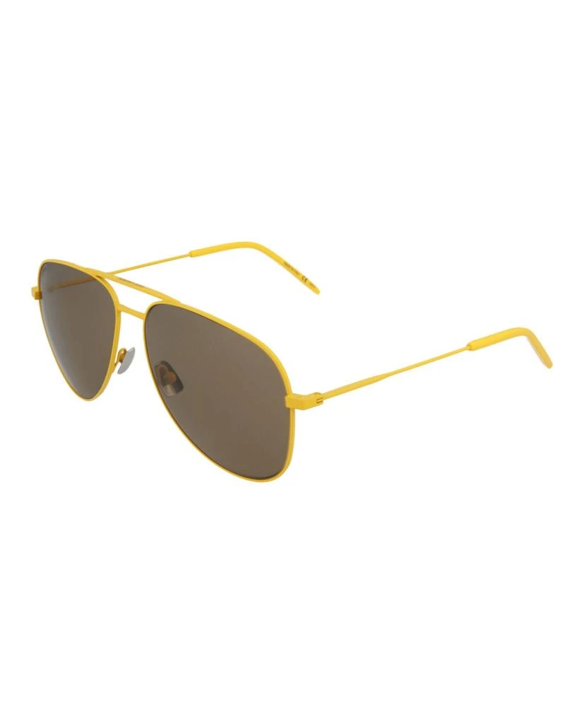 Saint Laurent Aviator-Style Metal Sunglasses 2