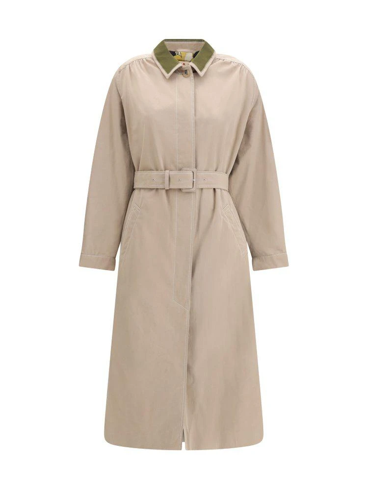 Marni Marni Buckled Belt Trench Coat