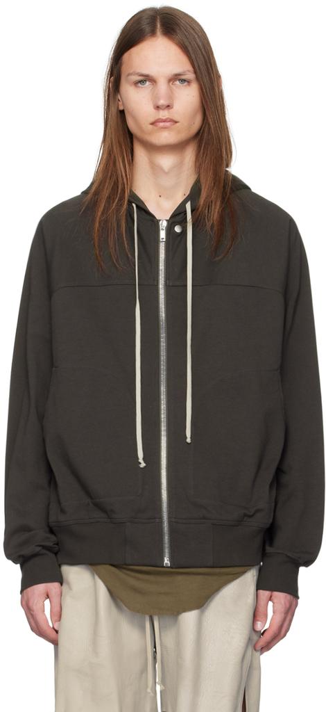 【Rick Owens】Porterville Hustler フーディ Rick Owens Black Porterville Hustler Hoodie - Hoodies