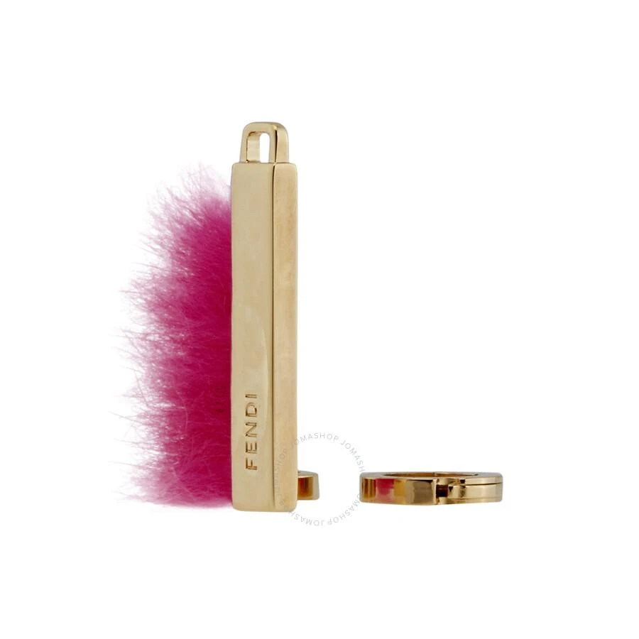 Fendi Gold Ladies Bag Charms Letter I 2