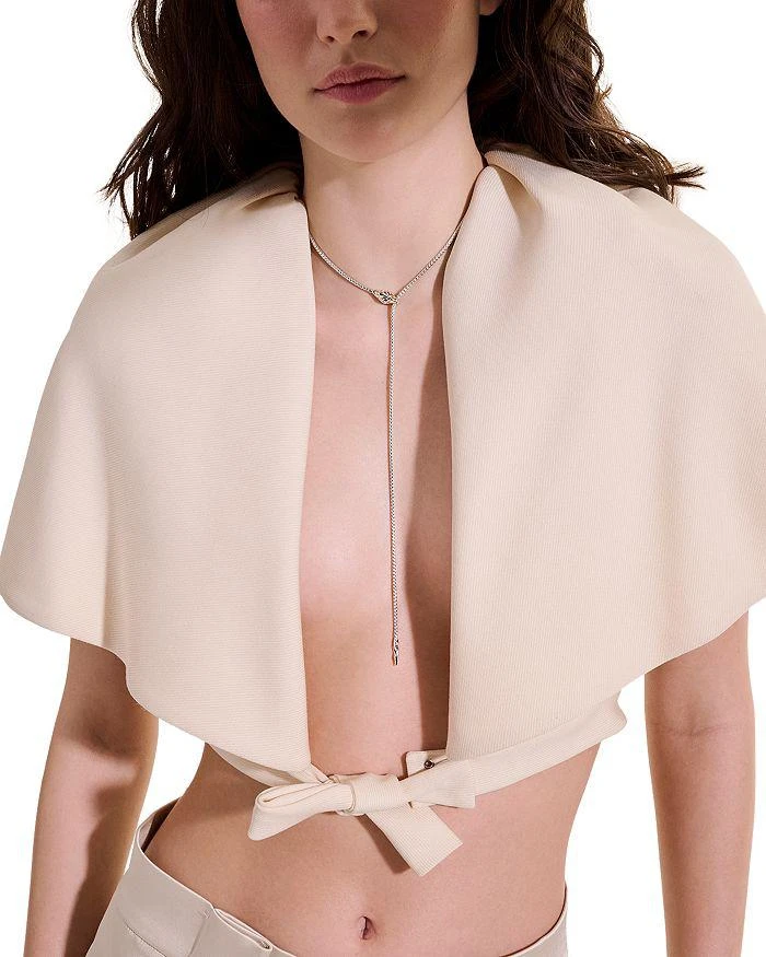 John Hardy Sterling Silver Naga Blue Sapphire Dragon Lariat Necklace, 23" 2