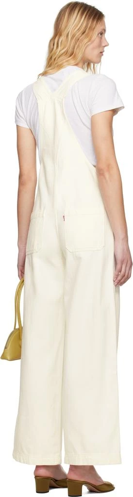 Levi's White XL Denim Overalls 3