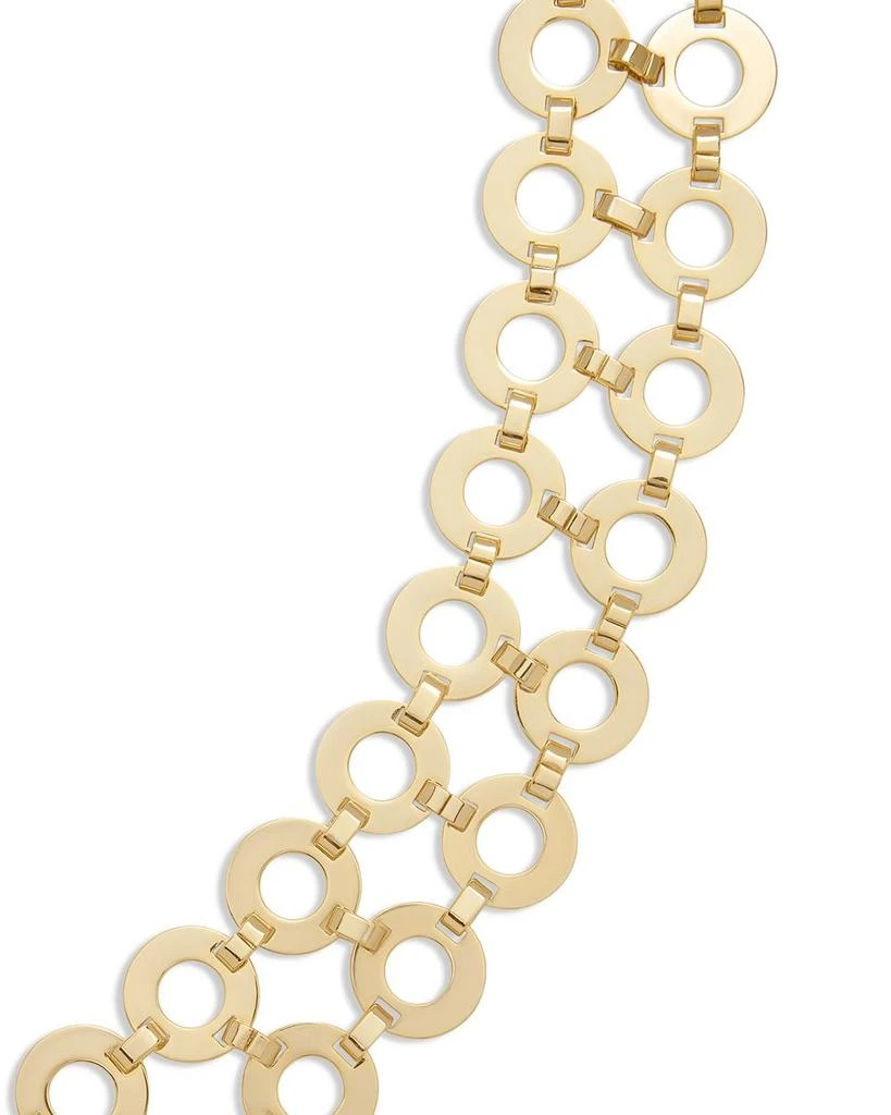 Ramy Brook Ring Link Jewelry Pavé Helen Choker Necklace, 11-14" 2