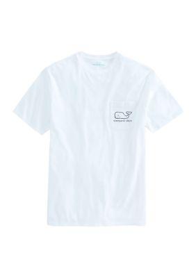 Vineyard Vines Vines Mens Vintage Whale Short Sleeve Pocket T Shirt