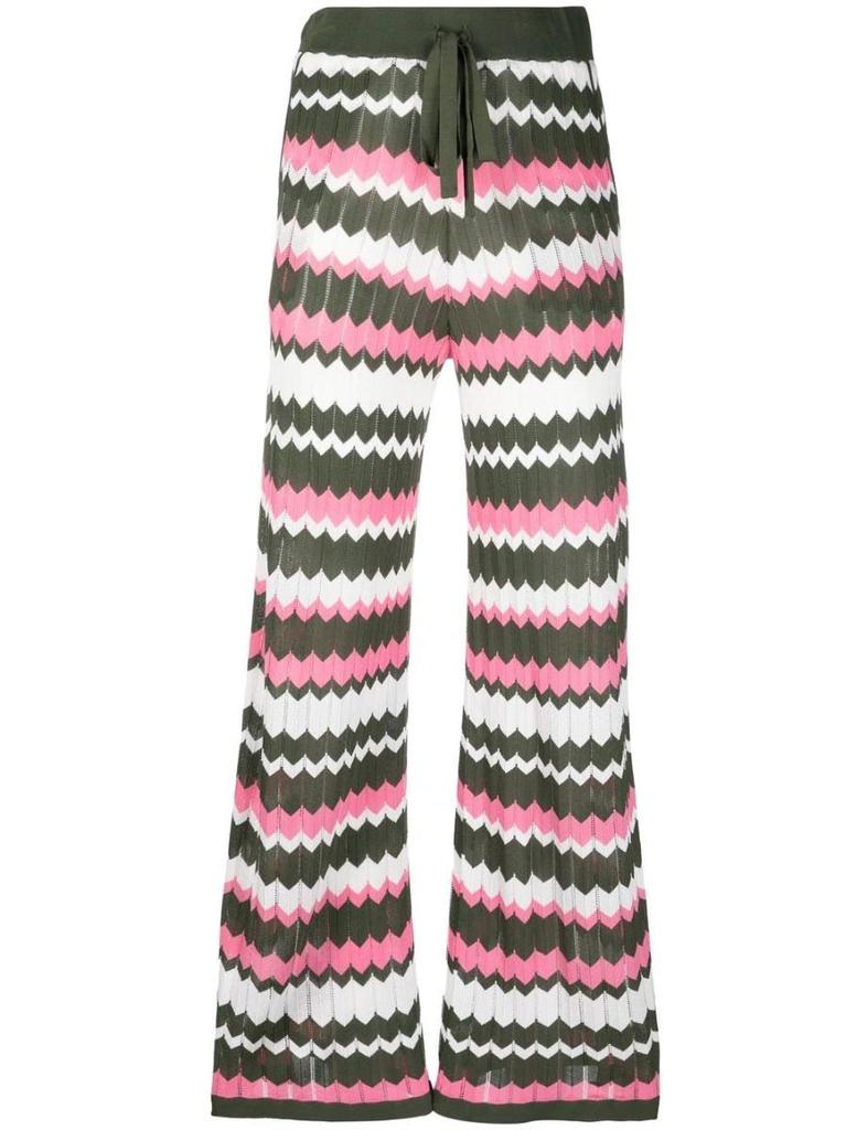 NA Multicolored chevron knit Pants