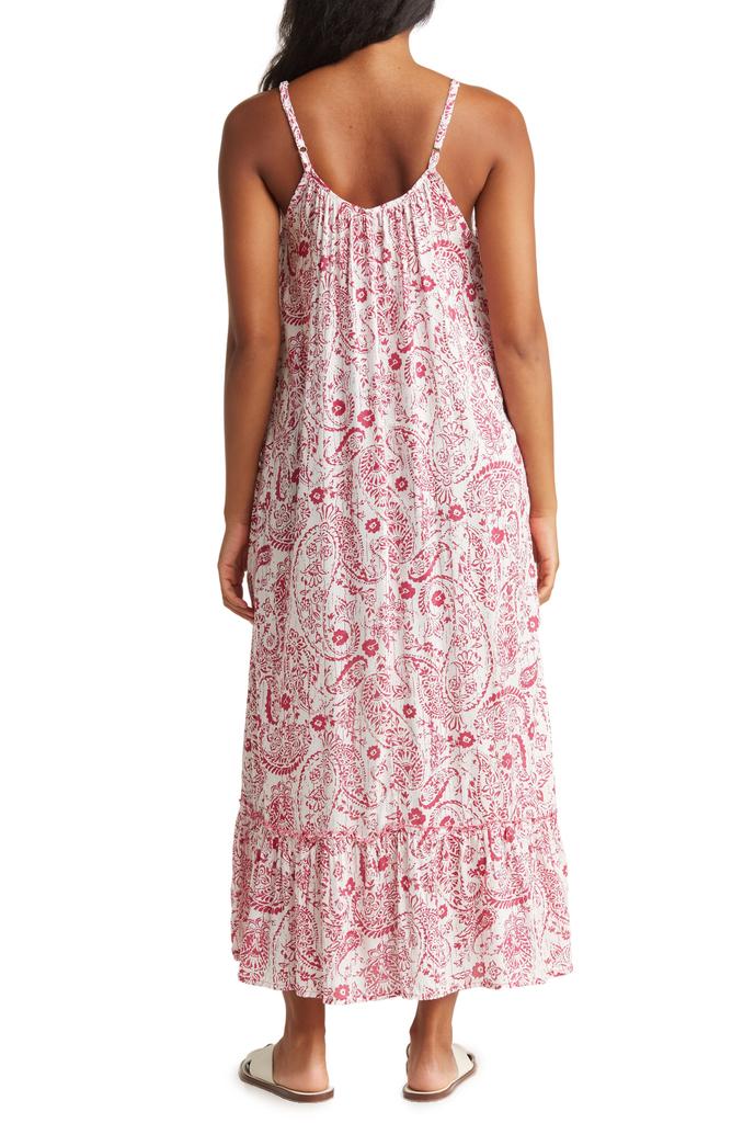 BOHO ME Floral Paisley Cover-Up Maxi Dress