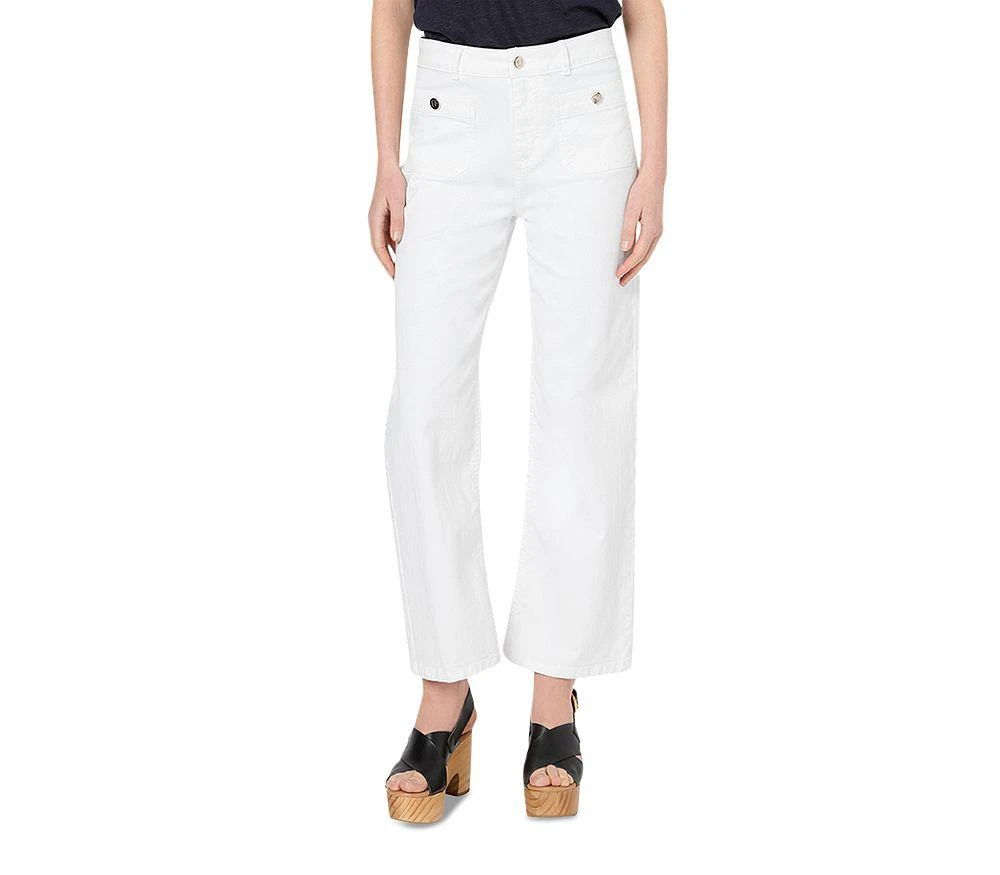 Gerard Darel Lida Straight Jeans in White 1