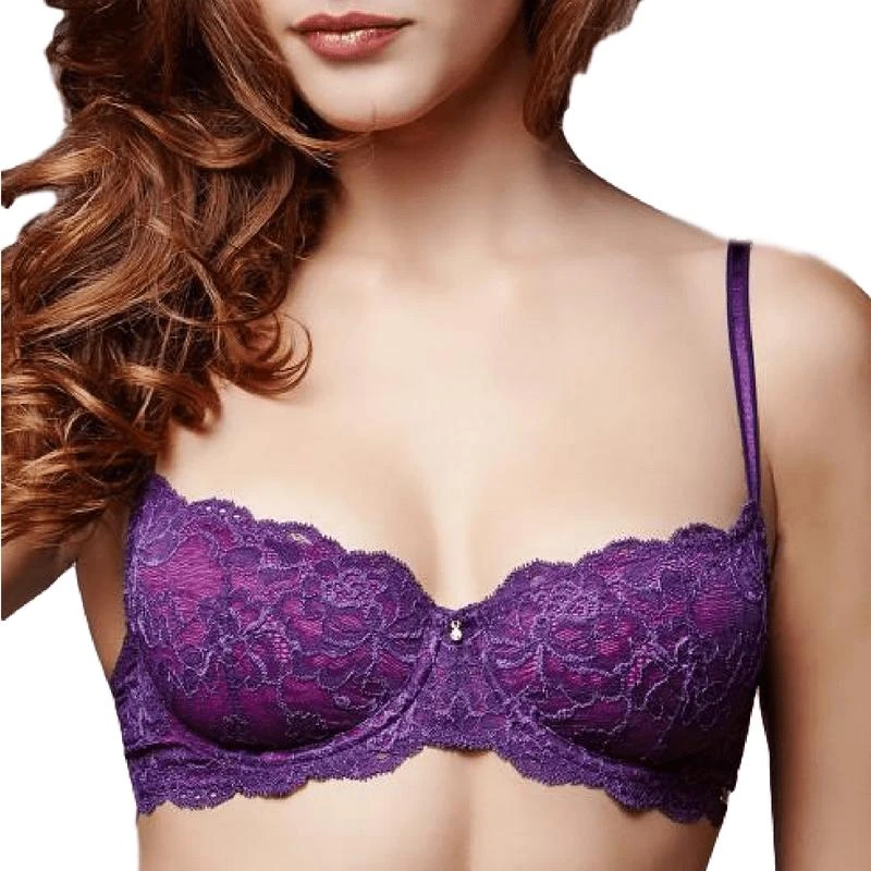 TRUEDAMES Lace Demi Cup Bra