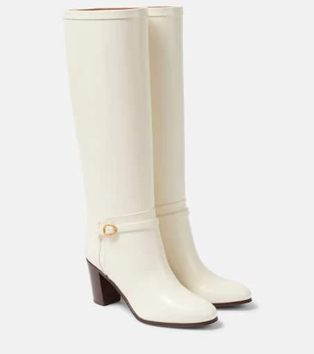 Valentino Pattie 75 leather knee-high boots 1