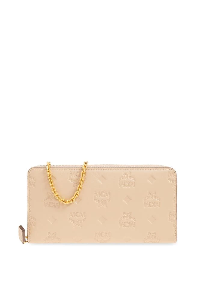 MCM Leather wallet with chain 1