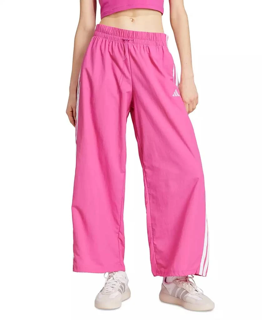 Adidas Women's Essentials 3-Stripes Woven Parachute Pants 1