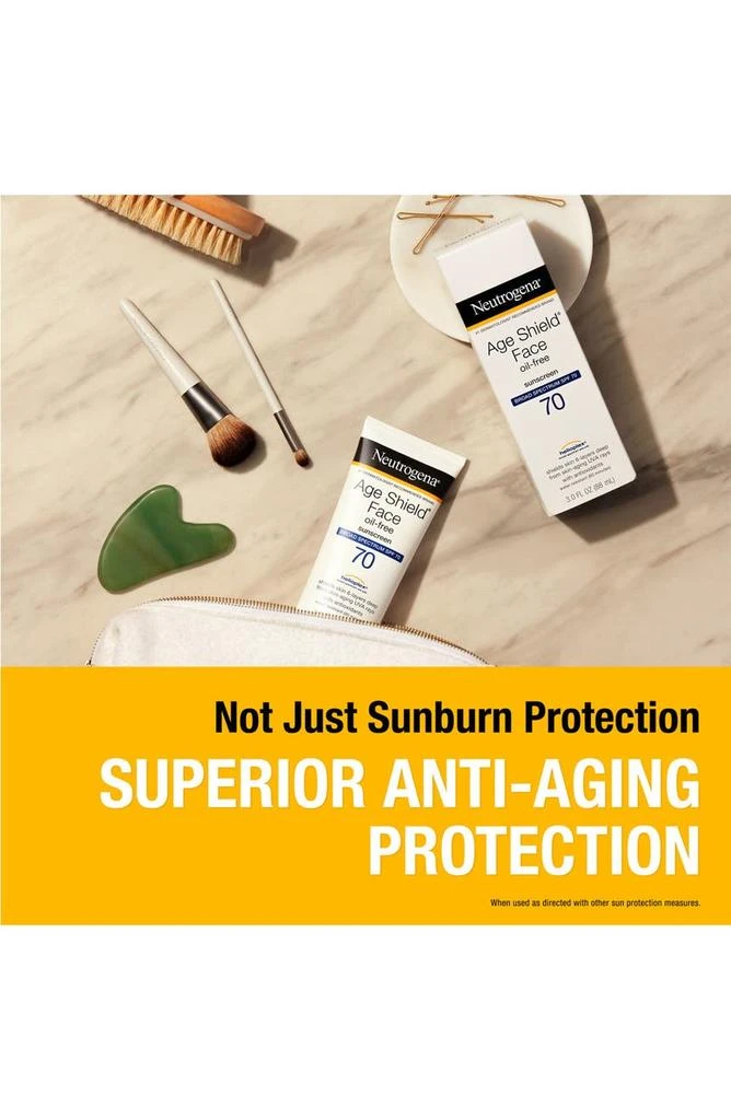 NEUTROGENA Age Shield Anti-Oxidant Face Lotion Sunscreen Broad Spectrum SPF 70 8