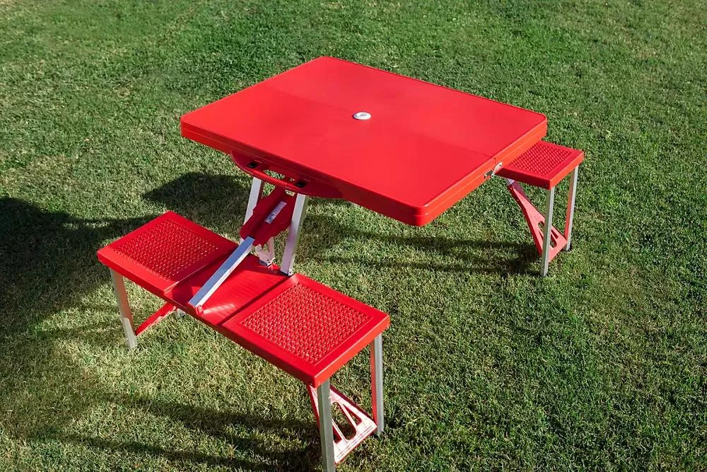 ONIVA by Picnic Time Picnic Table Portable Folding Table with Seats 5
