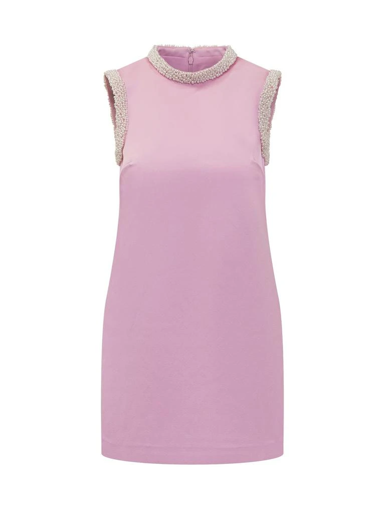 Self-Portrait Embellished Trim Satin Mini Dress  On Sale Now with Up to  49% Off | Discover Exclusive Deals & Savings at BeyondStyle  Authentic Self  Portrait apparel & accessories|adult|dresses|women|clothing with  Limited-Time