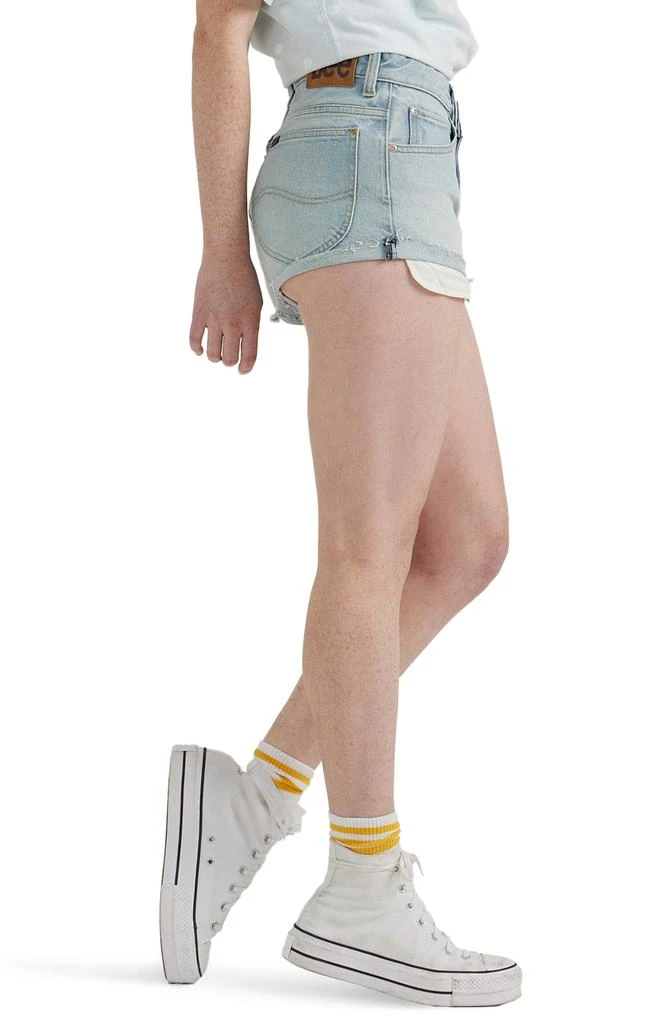 LEE Rider Raw Hem Denim Shorts 5