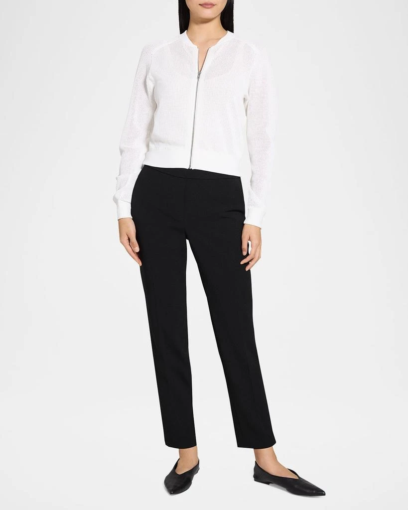 Theory Pointelle Bomber Jacket 2