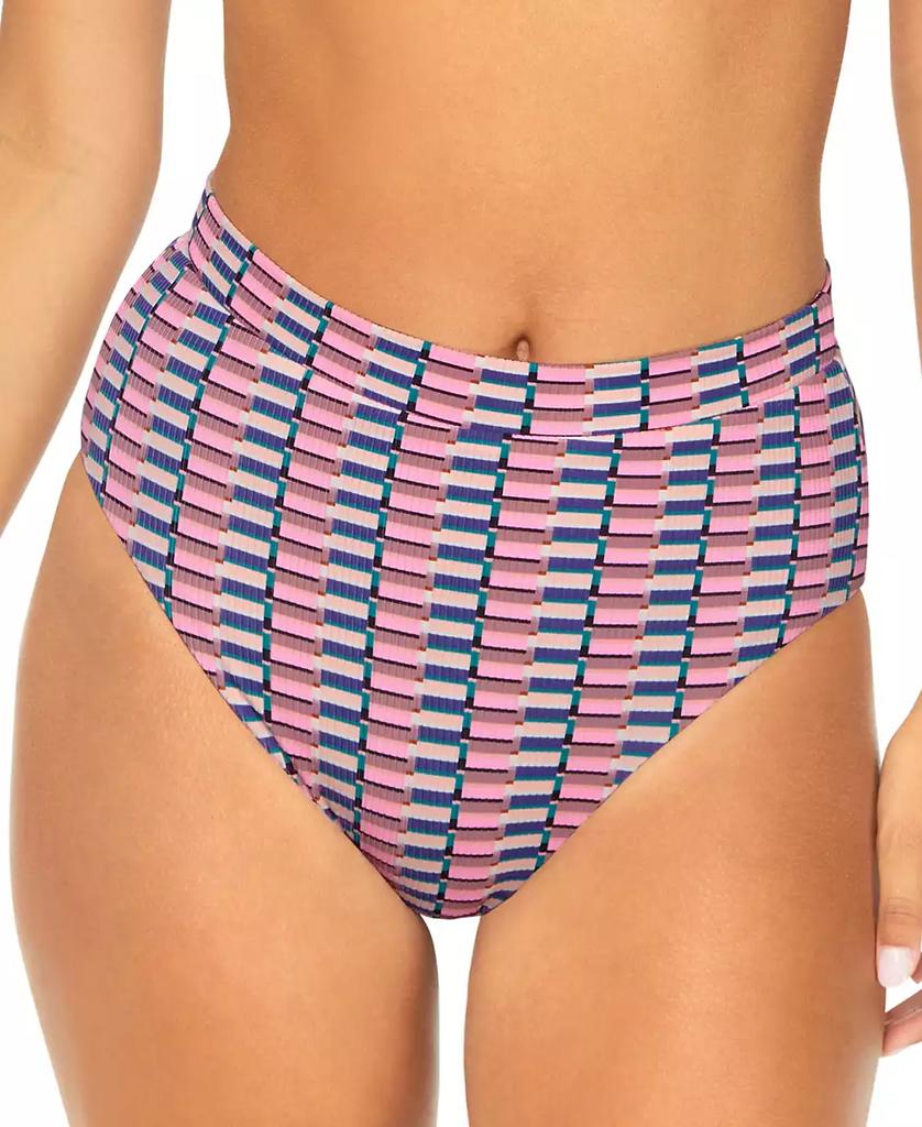 RAISINS Juniors' Tropics Geo-Print High-Waisted Bottoms