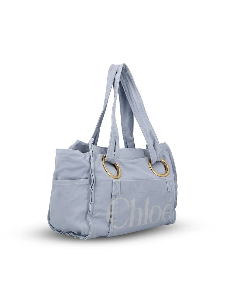 Chloé Chloé Logo Printed Tote Bag 3