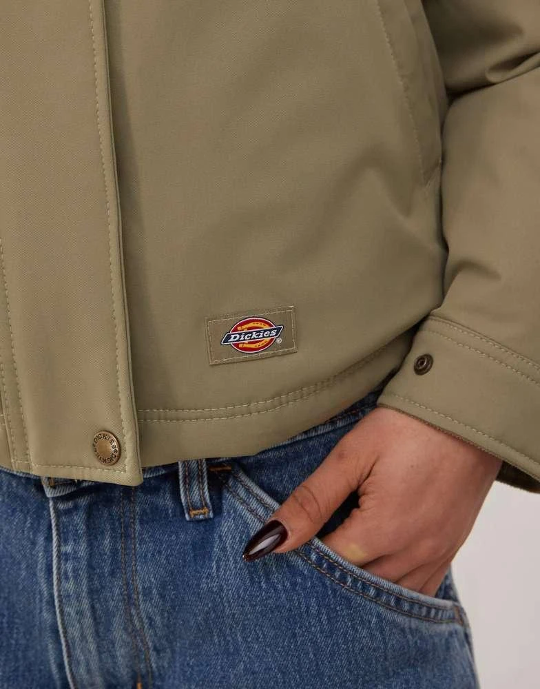 DICKIES Dickies seasonal chore jacket in khaki green 3