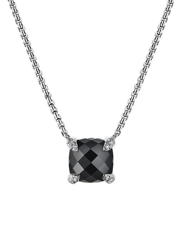 David Yurman Châtelaine® Pendant Necklace with Gemstones and Diamonds 2