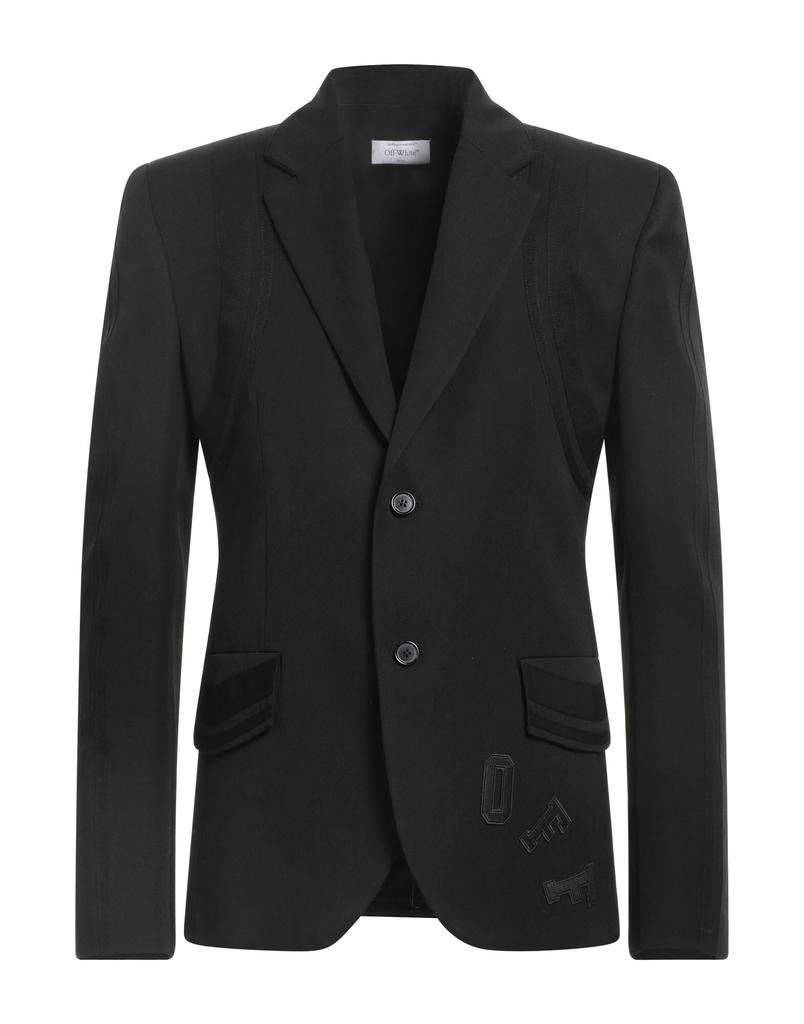 ジャケット OFF-WHITE BLACK DRILL OVERSIZE BLAZER Off-White - OFF-WHITE オフホワイト テーラードジャケットの
