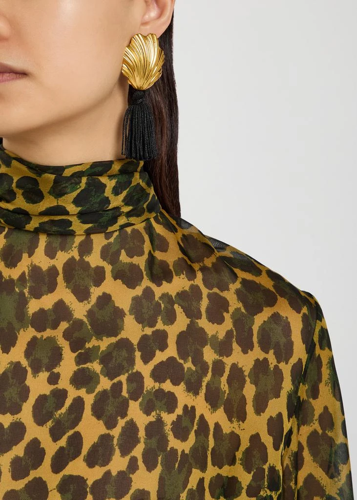 JULIETTA Coquille shell 24kt gold-plated drop earrings 2