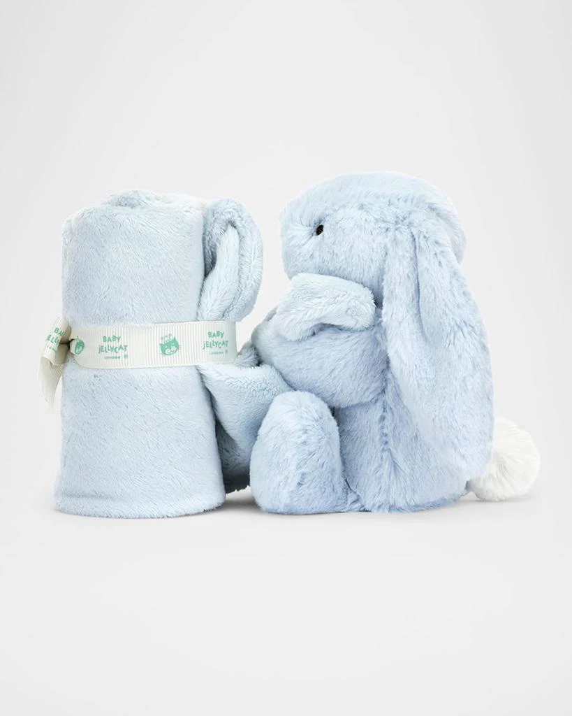 Jellycat Bashful Blue Bunny Soother 4