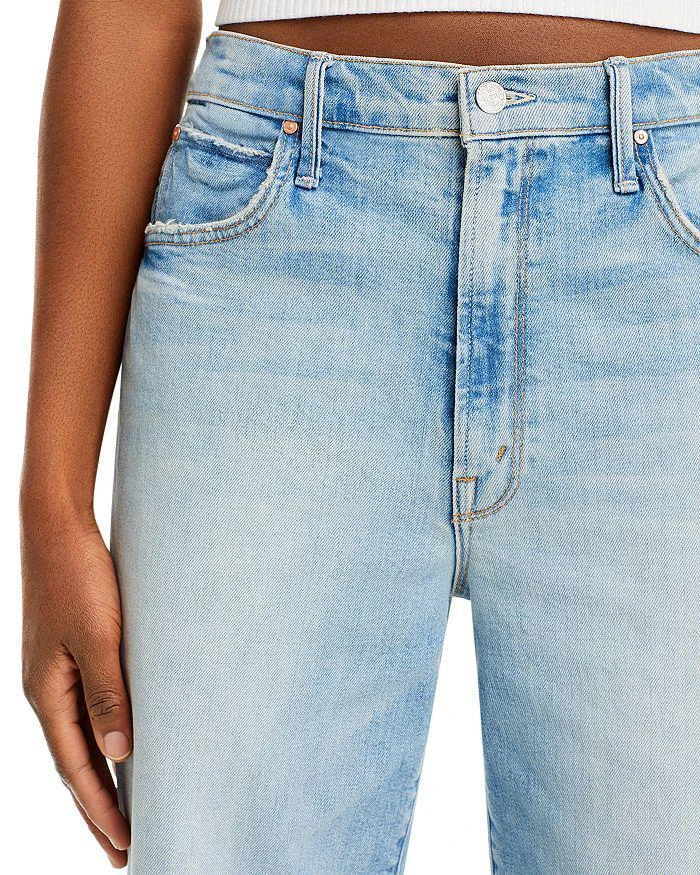 MOTHER The Spitfire Sneak High Rise Wide Leg Jeans in I Confess 6