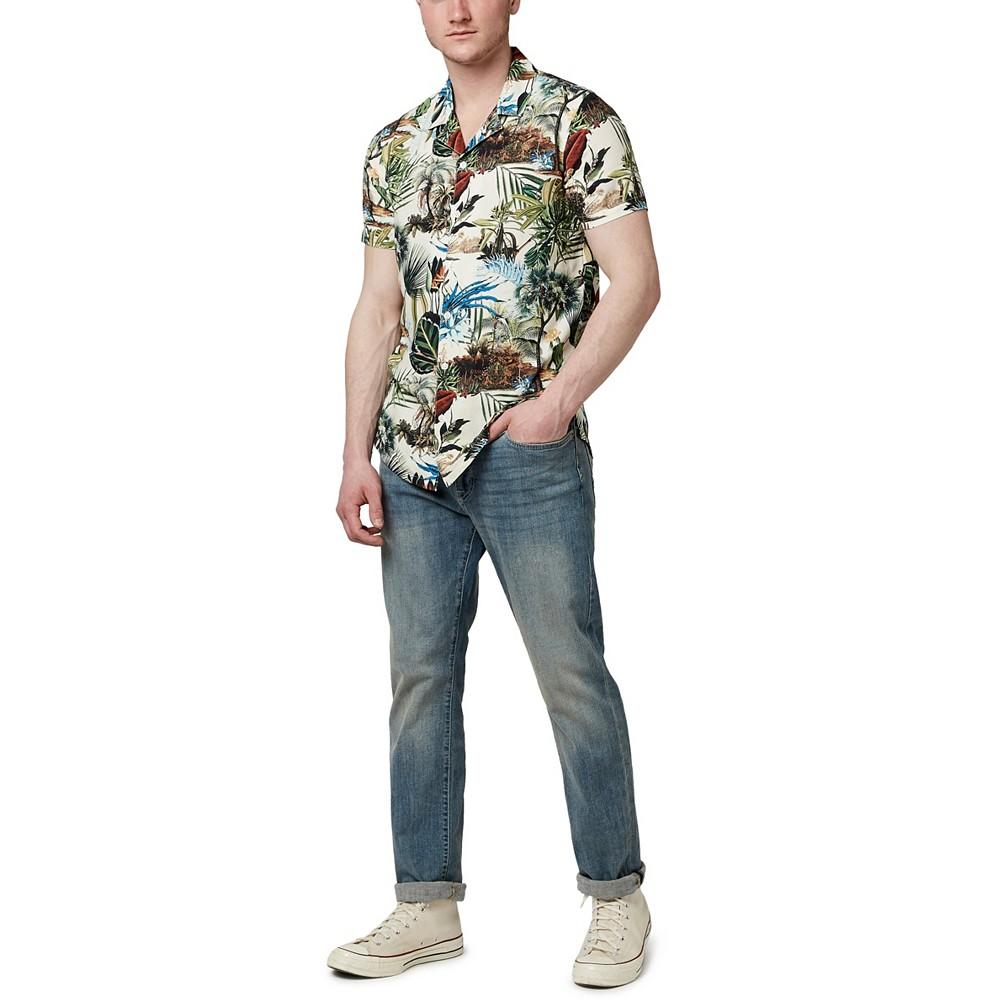 Buffalo David Bitton Buffalo Men's Saflora Shirt in Retro Floral