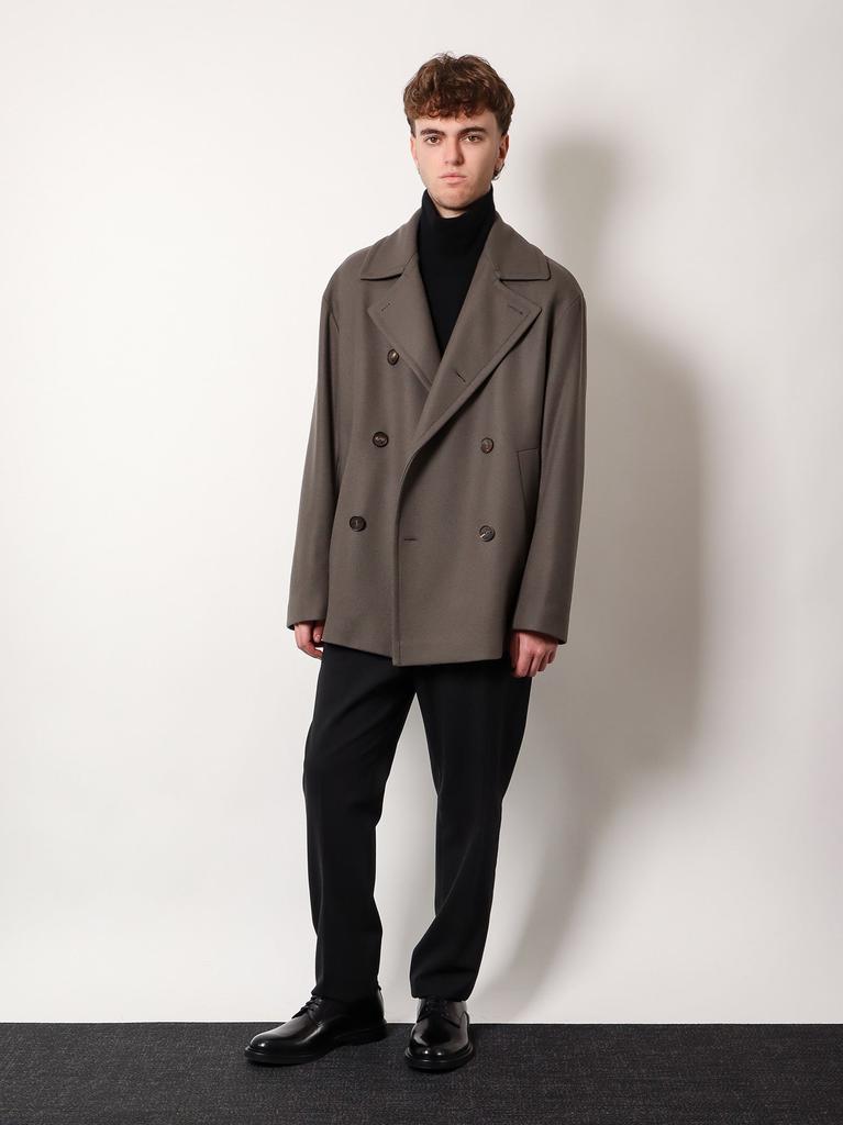 HEVÒ Virgin wool peacoat