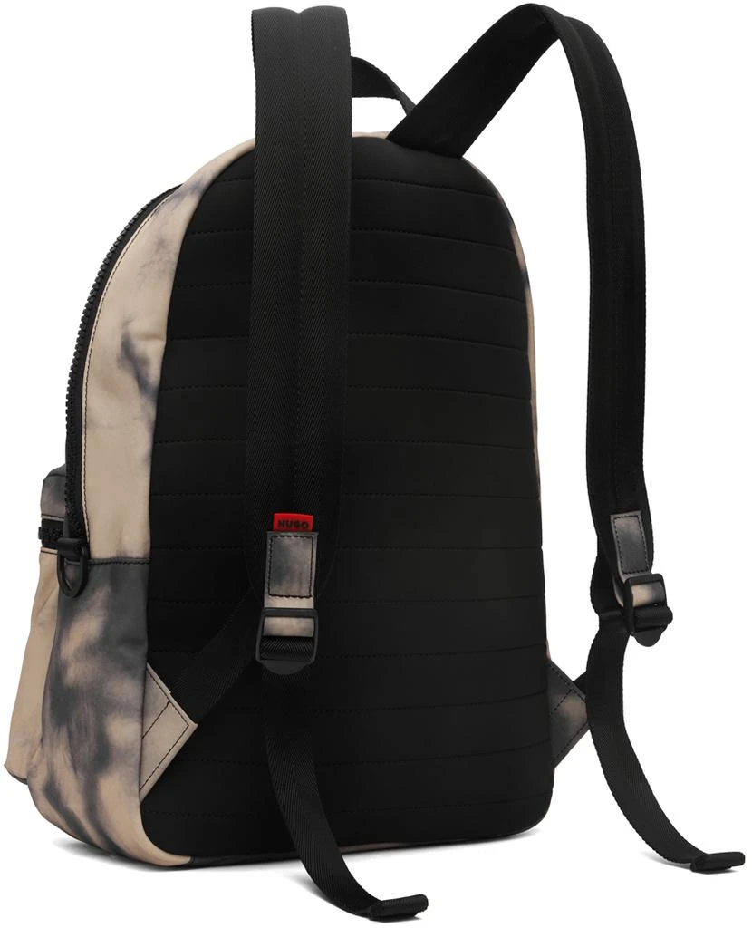 Hugo Black Print Backpack 3