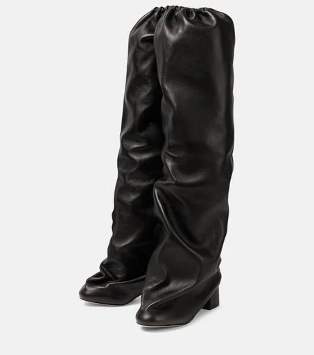 Khaite Bowe leather over-the-knee boots 5