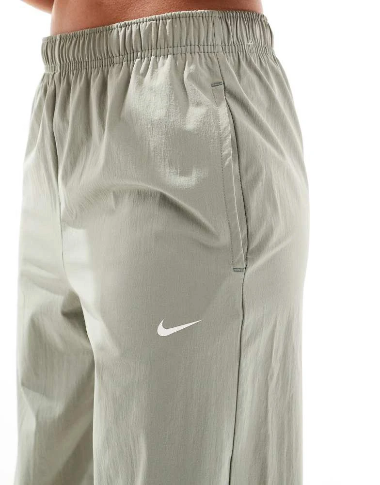 NIKE Nike Trend Street high waisted wide leg trousers in khaki 2