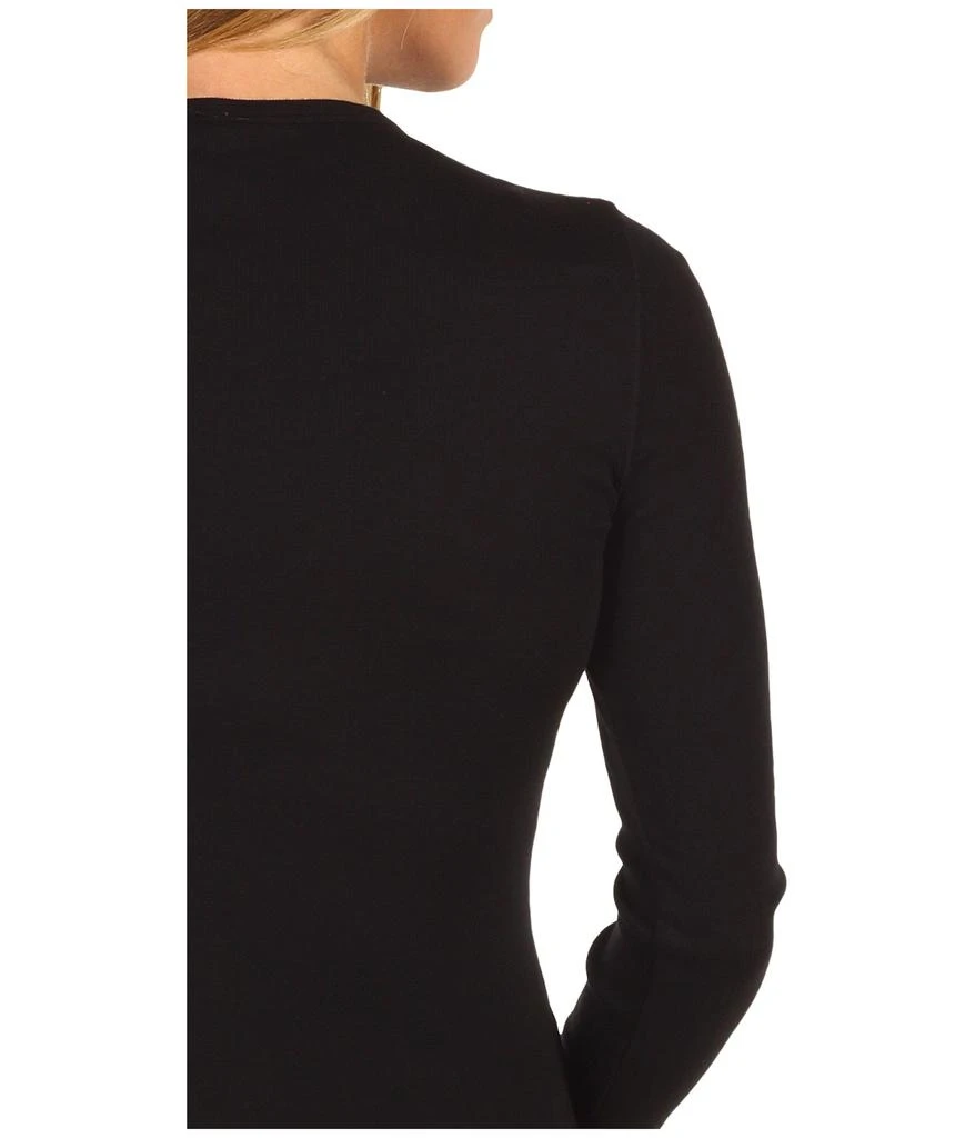 Splendid 1x1 Rib Classic Long Sleeve Crew Neck Tee 6