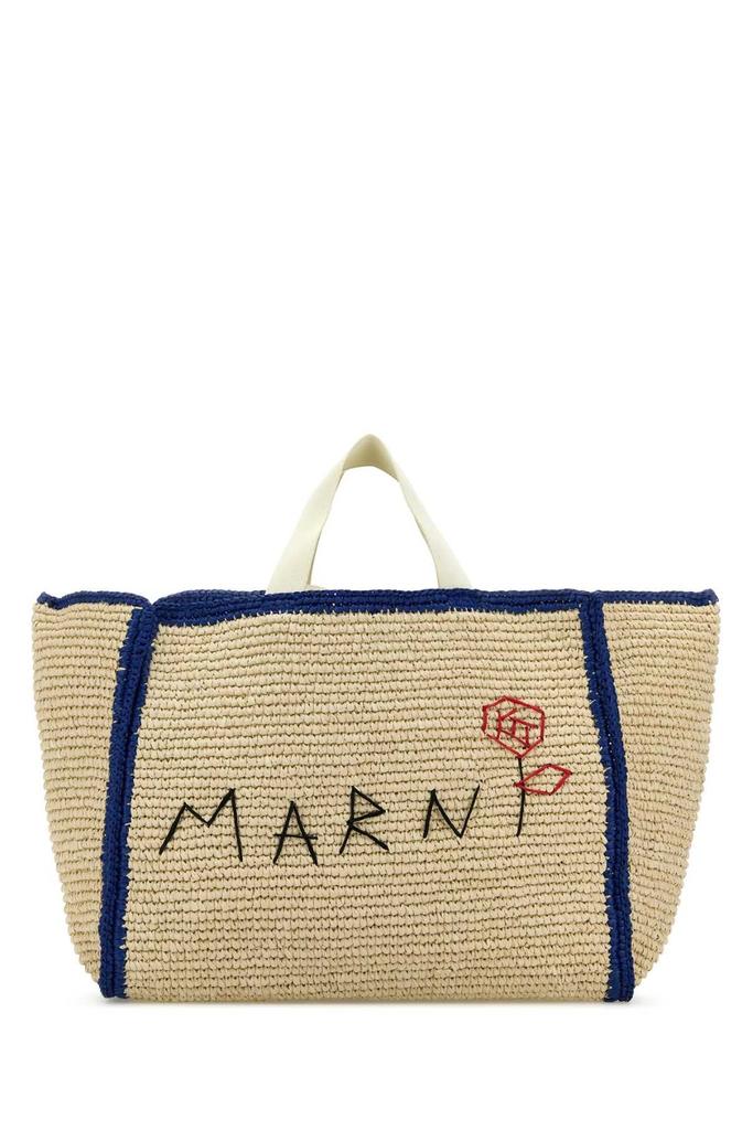 トートバッグ MARNI IVORY RAFFIA SHOPPING BAG Marni Ivory raffia shopping bag - Tote Bags - Compare Prices